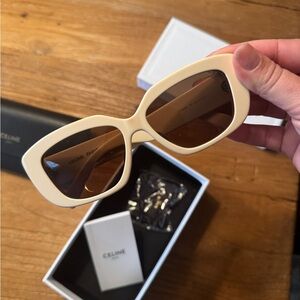 Celine Beige Sunglasses for Women